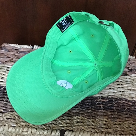 Guitar golf club lime green ball cap - Picture 5 of 5